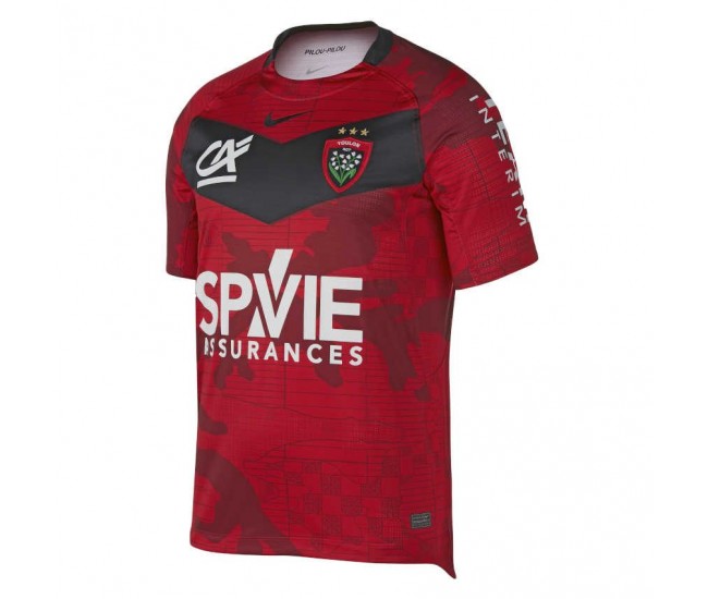 RC Toulon Top 14 Adult Home Rugby Jersey 2021-22