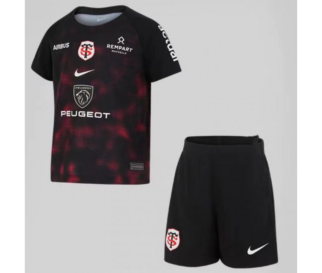 Stade Toulousain Top 14 Kids Home Rugby Kit 2024-25