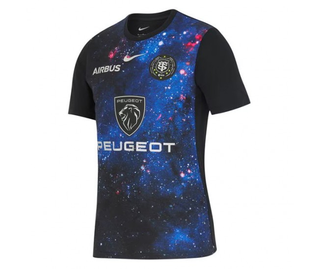 Stade Toulousain Top 14 Adult Pre Match Rugby Jersey 2025-26