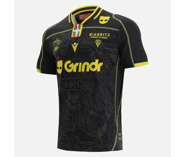 Biarritz Top 14 Rugby Away Jersey 2021-22