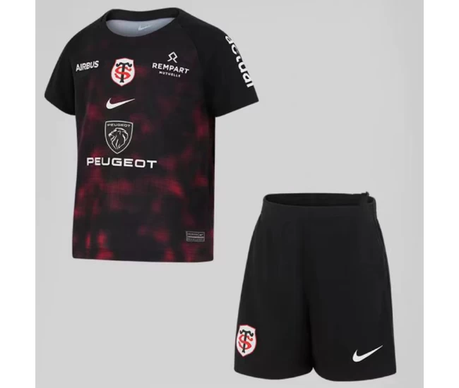 Toulousain Top 14 Rugby Kids Home Rugby Kit 2024