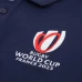 FFR XV RWC Mens Cotton Navy Rugby Polo 2023