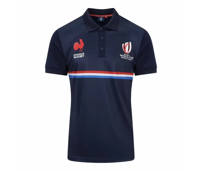 FFR XV RWC Mens Polyester Rugby Polo 2023